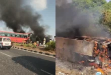 Bardoli accident news, Gujarat bus crash, Surat highway acciden