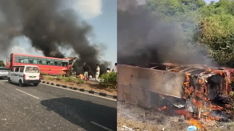 Bardoli accident news, Gujarat bus crash, Surat highway acciden