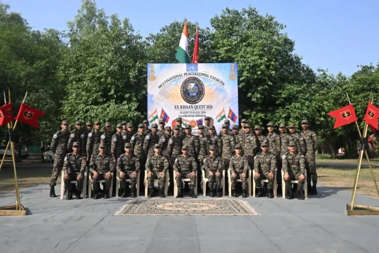 Khaan Quest 2026: बहुराष्ट्रीय सैन्य अभ्यास में दम दिखाएंगे भारतीय जवान, मंगोलिया के लिए रवाना हुआ सेना का दल