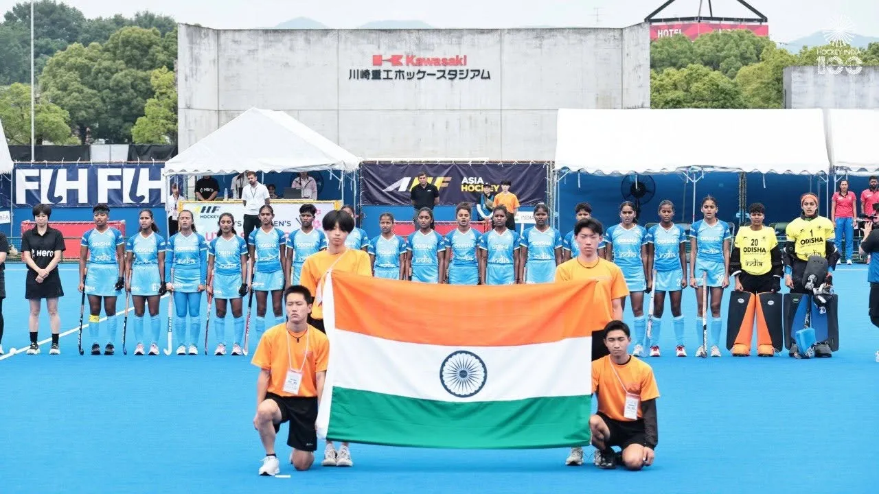 Under 18 Hockey Asia Cup 2026: अंडर-18 हॉकी एशिया कप में चमके भारतीय खिलाड़ी, खेल मंत्री मांडविया बोले- अब दुनिया में भारत का परचम और ऊंचा फहराना है Under 18 Hockey Asia Cup 2026: अंडर-18 हॉकी एशिया कप में चमके भारतीय खिलाड़ी, खेल मंत्री मांडविया बोले- अब दुनिया में भारत का परचम और ऊंचा फहराना है