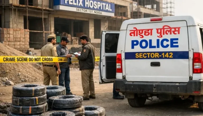 Noida Theft: निर्माणाधीन अस्पताल से बिजली के तार और कॉपर पाइप चोरी, जांच में जुटी पुलिस