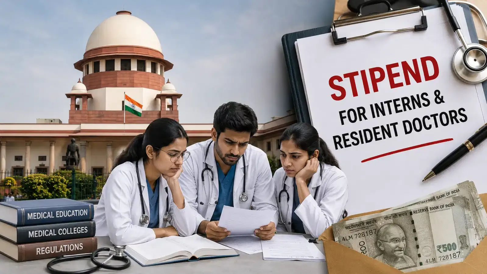 NMC notice medical colleges: देश के सात मेडिकल कॉलेज MBBS इंटर्न और रेजिडेंट डॉक्टरों को नहीं दे रहे स्टाइपेंड, एनएमसी ने जारी किए नोटिस NMC notice medical colleges: देश के सात मेडिकल कॉलेज MBBS इंटर्न और रेजिडेंट डॉक्टरों को नहीं दे रहे स्टाइपेंड, एनएमसी ने जारी किए नोटिस