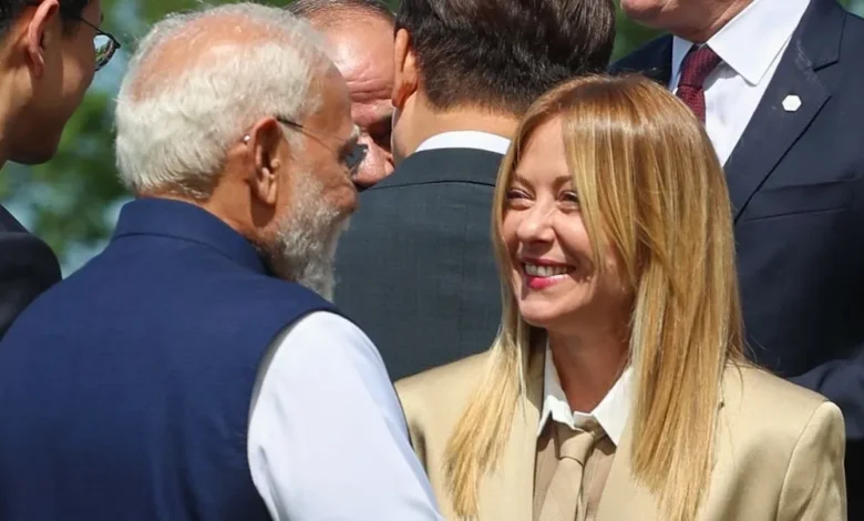 G7 Summit, PM Modi, Giorgia Meloni, Melodi Trend,