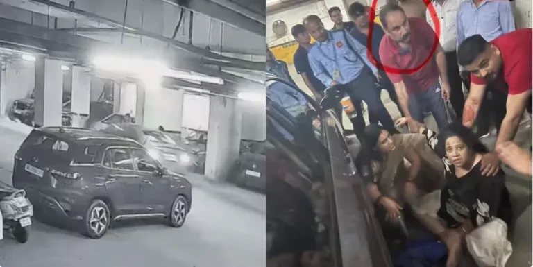 Noida Accident: सोसाइटी की पार्किंग में तेज रफ्तार कार ने मां-बेटी को रौंदा, महिला गंभीर रूप से घायल