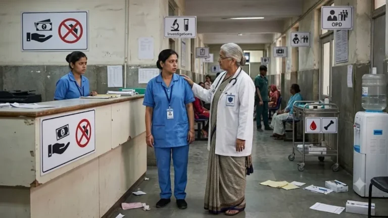 Noida District Hospital: रिश्वत लेने की आरोपी महिला कर्मी को दोबारा नौकरी देने के मामले में तीन दिन बाद भी नहीं बनी जांच समिति