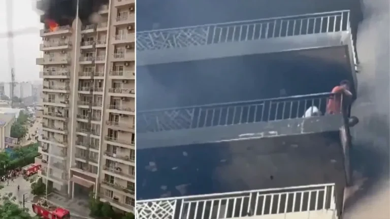 Noida fire: नोएडा की हाईराइज सोसाइटी में लगी भीषण आग, 12वीं मंजिल तक नहीं पहुंचा दमकल का पानी, लोगों ने उठाए सवाल