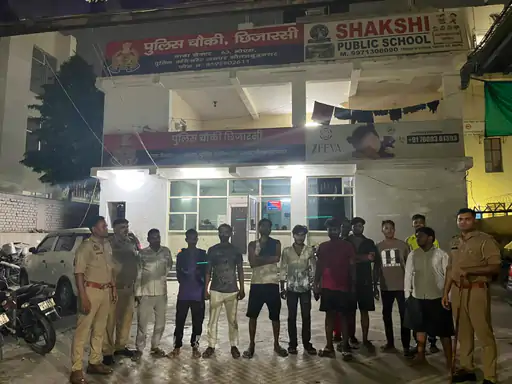 Noida Police, Open Drinking Action, Central Noida Police,