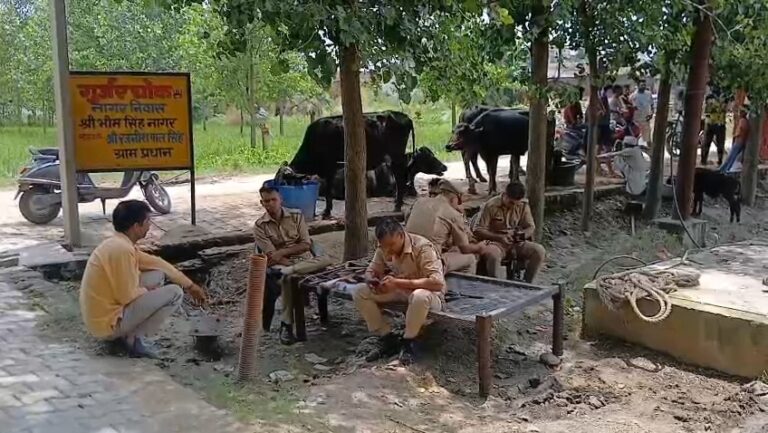 Uttar Pradesh : हापुड़ में खूनी संघर्ष में घायल भीम सिंह की मौत, गांव में भारी पुलिस बल तैनात
