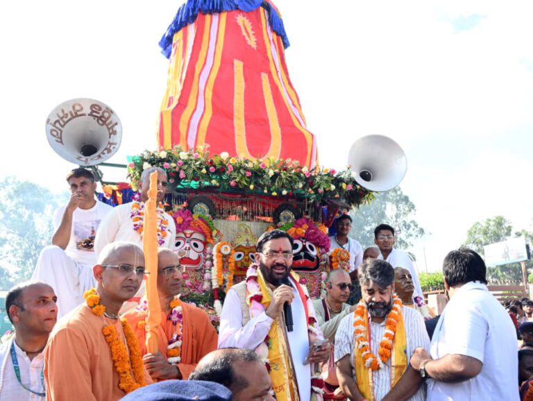 Haryana: भगवान श्री जगन्नाथ की रथ यात्रा भारतीय संस्कृति, समरसता और सेवा का जीवंत प्रतीक: मुख्यमंत्री
