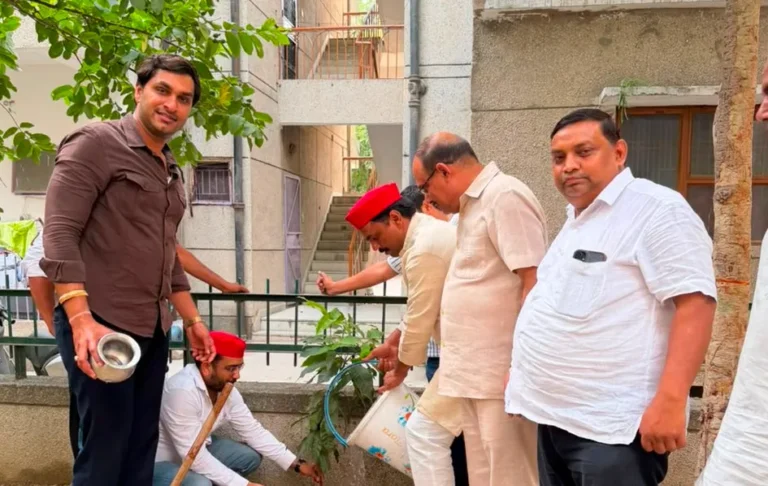PDA Tree Plantation, Samajwadi Party, Noida News,