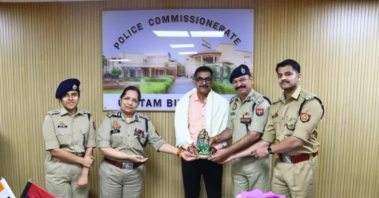 ACP Arvind Kumar, Noida Police, Police Farewell, Lakshmi Singh, Noida Commissionerate, Police News