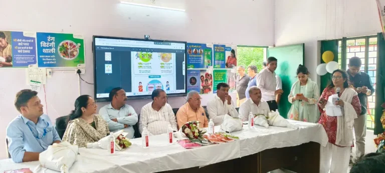 THR Distribution: चिटेहरा आंगनवाड़ी केंद्र पर टीएचआर वितरण, विधायक तेजपाल नागर ने बांटा पोषण राशन