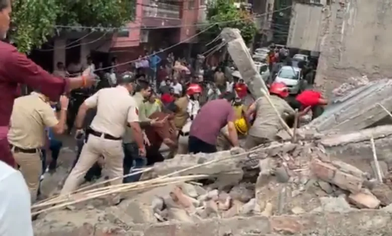 Delhi Building Collapse