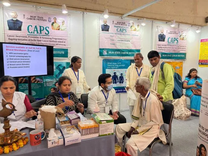 HPV Vaccine: भारत मंडपम में 200 बालिकाओं को मुफ्त HPV वैक्सीन, कैंसर जागरूकता अभियान में हुई स्क्रीनिंग