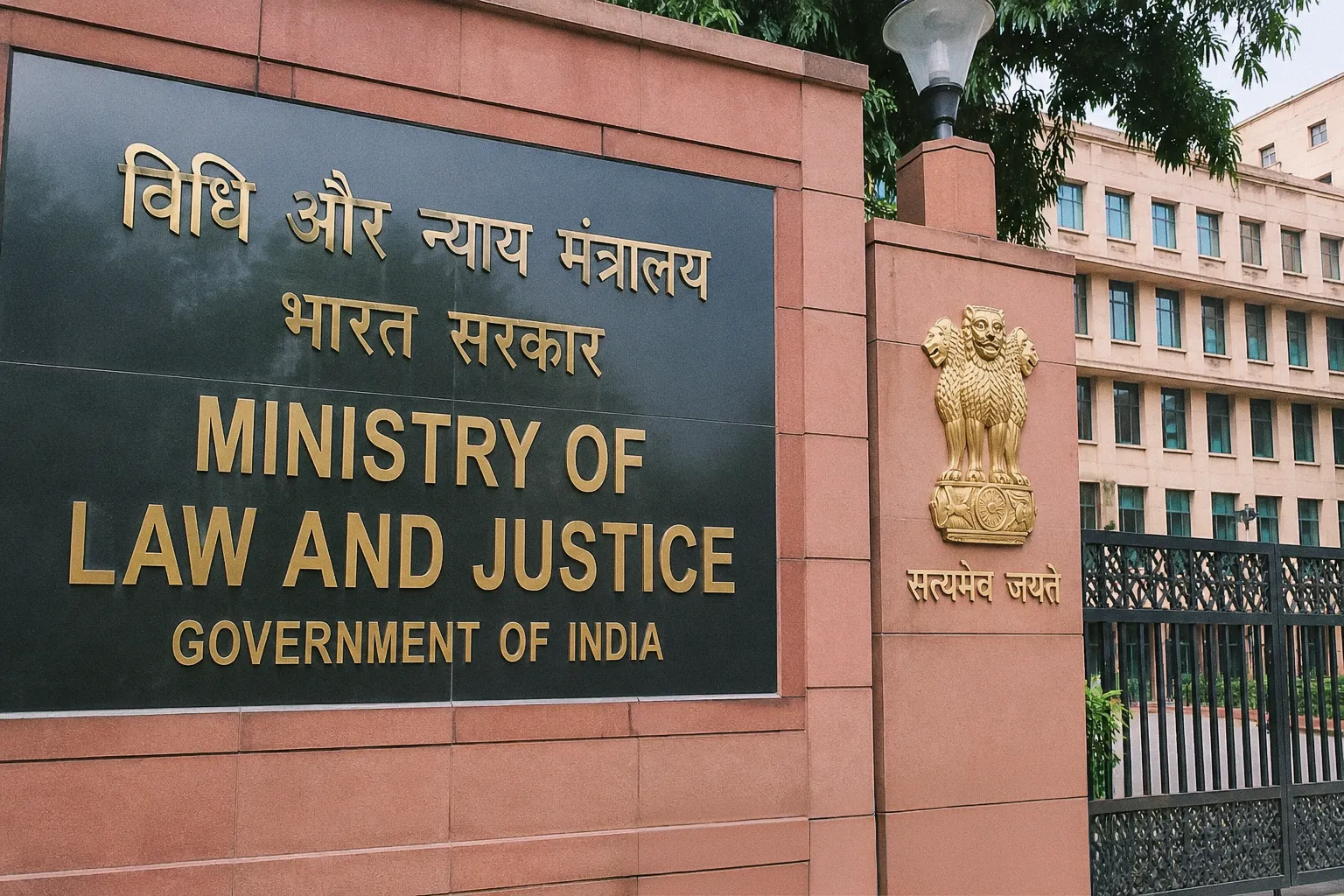 Ministry of Law and Justice, the oldest limb of the Government of India.