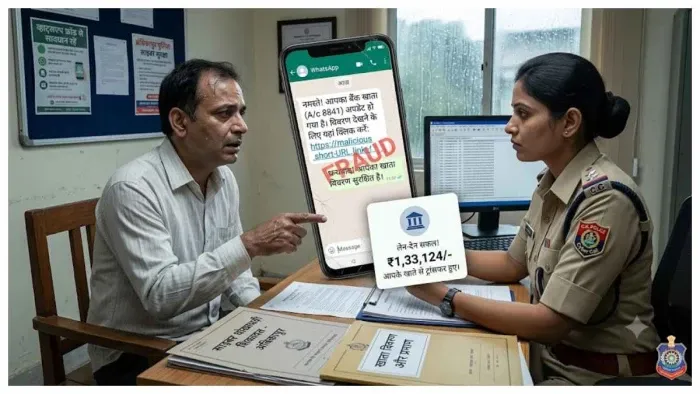 Cyber Fraud: व्हाट्सऐप लिंक पर क्लिक करना पड़ा भारी, पांच महीने में 22.32 लाख रुपये की ठगी