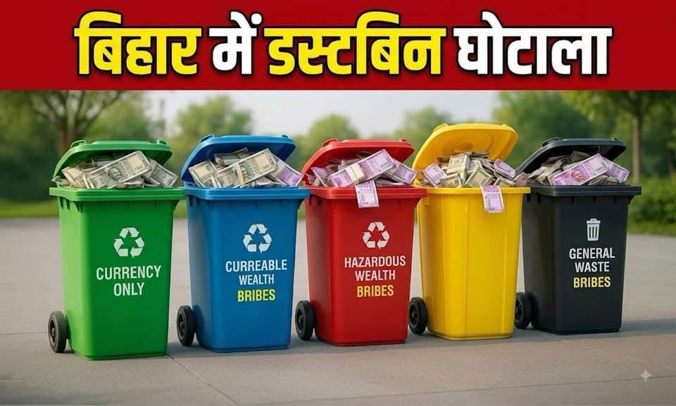 Patna : बिहार में डस्टबिन खरीद पर नया विवाद, रोहिणी आचार्य ने सरकार पर लगाया भ्रष्टाचार का आरोप Patna : बिहार में डस्टबिन खरीद पर नया विवाद, रोहिणी आचार्य ने सरकार पर लगाया भ्रष्टाचार का आरोप