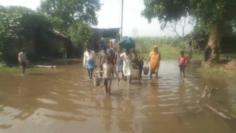 Bihar : गंडक और पहाड़ी नदियों के उफान से दर्जनों गांव जलमग्न, जनजीवन अस्त-व्यस्त