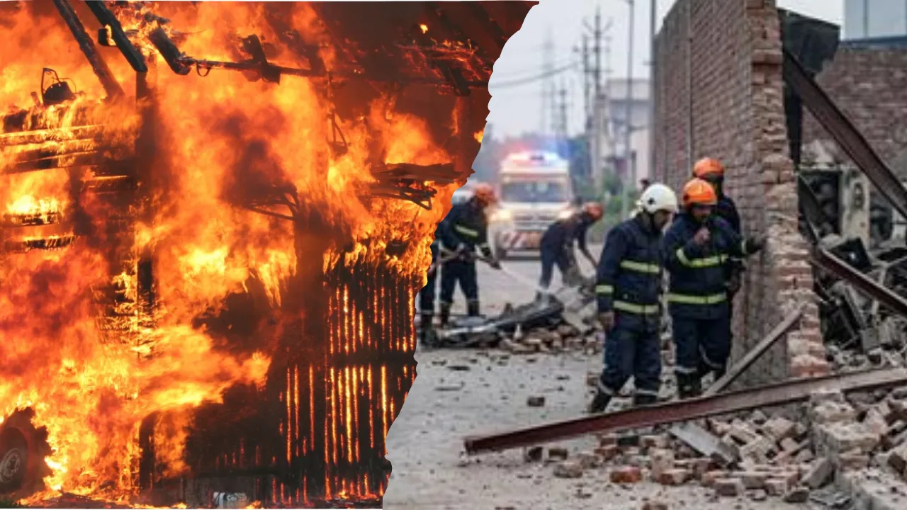 Greater Noida Fire: इलेक्ट्रॉनिक चिप कंपनी में आग बुझाते समय दो फायरकर्मियों की मौत, 500 कर्मचारियों की जान बचाते हुए हुए शहीद Greater Noida Fire: इलेक्ट्रॉनिक चिप कंपनी में आग बुझाते समय दो फायरकर्मियों की मौत, 500 कर्मचारियों की जान बचाते हुए हुए शहीद