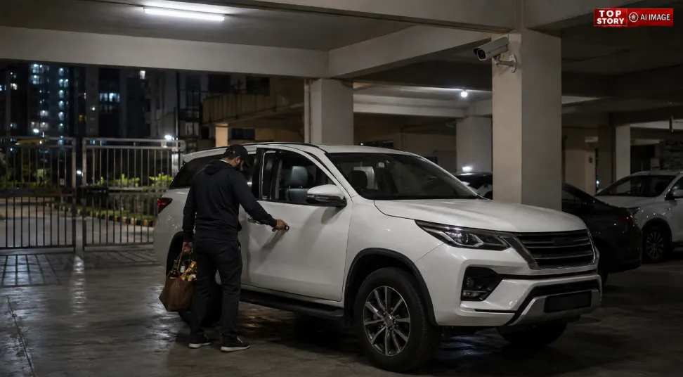 Noida Theft Case: पहले शराब की बोतलें और भगवान की मूर्ति चुराईं, फिर दोबारा घर में घुसकर फॉर्च्यूनर ले भागा Noida Theft Case: पहले शराब की बोतलें और भगवान की मूर्ति चुराईं, फिर दोबारा घर में घुसकर फॉर्च्यूनर ले भागा