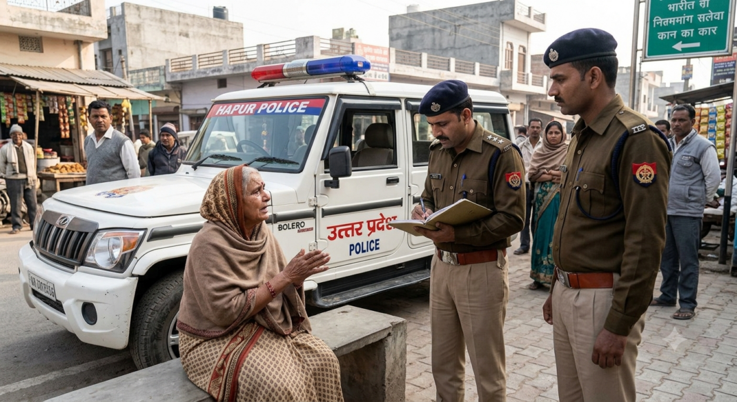 Hapur News : हापुड़ में दिनदहाड़े महिला को सम्मोहित कर ठगी, 9 तोले सोना, 2 किलो चांदी और नकदी लेकर ठग फरार Hapur News : हापुड़ में दिनदहाड़े महिला को सम्मोहित कर ठगी, 9 तोले सोना, 2 किलो चांदी और नकदी लेकर ठग फरार