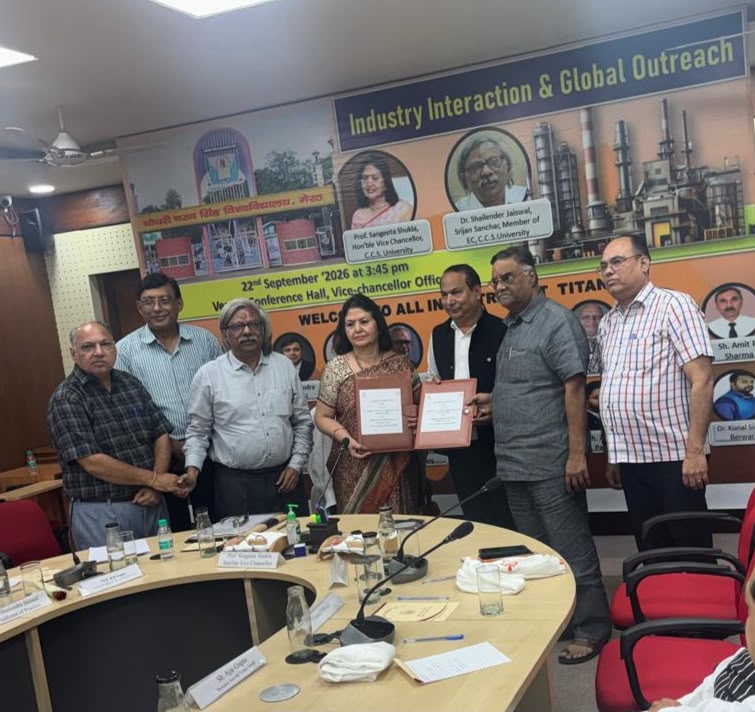 CETP Society, CCSU Meerut, Environmental Protection, Industrial Waste Management, Technical Cooperation