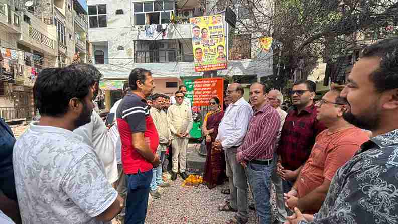 Geeta Colony, Anil Goyal, Road Construction Delhi, Krishna Nagar MLA, Delhi Development