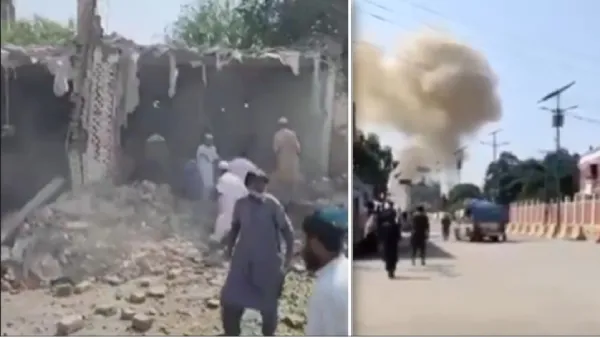 Kohat Mosque Blast: पाकिस्तान के कोहाट में जुमे की नमाज के दौरान आत्मघाती हमला, 16 की मौत; 50 से ज्यादा घायल Kohat Mosque Blast, Pakistan Blast, Khyber Pakhtunkhwa, Suicide Attack, Pakistan News