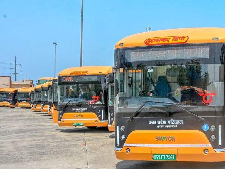 Electric Bus Service: नोएडा की 100 ई-बसों का शानदार प्रदर्शन, 13 दिनों में 1.99 लाख यात्रियों ने किया सफर Electric Bus Service: नोएडा की 100 ई-बसों का शानदार प्रदर्शन, 13 दिनों में 1.99 लाख यात्रियों ने किया सफर