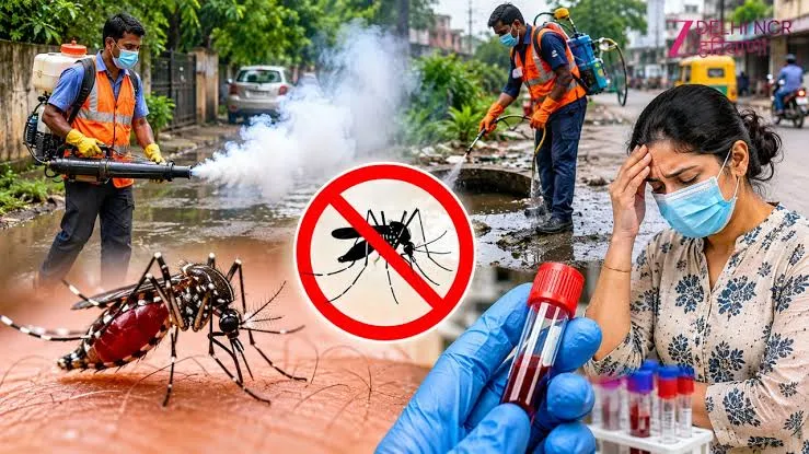 Noida Dengue Alert: मच्छरों का लार्वा मिलने पर तीन सोसाइटियों को नोटिस, डेंगू के चार नए मरीज मिले Noida Dengue Alert: मच्छरों का लार्वा मिलने पर तीन सोसाइटियों को नोटिस, डेंगू के चार नए मरीज मिले