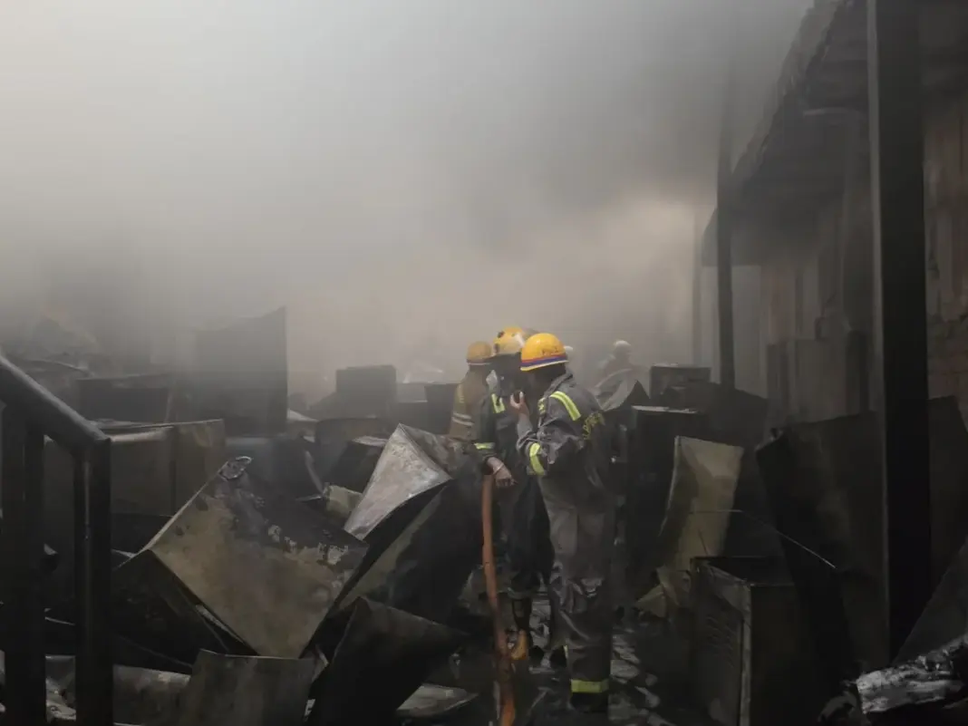 Noida Warehouse Fire: होशियारपुर में इलेक्ट्रिक सामान के गोदाम में भीषण आग, 16 दमकल गाड़ियों ने डेढ़ घंटे में पाया काबू Noida Warehouse Fire: होशियारपुर में इलेक्ट्रिक सामान के गोदाम में भीषण आग, 16 दमकल गाड़ियों ने डेढ़ घंटे में पाया काबू