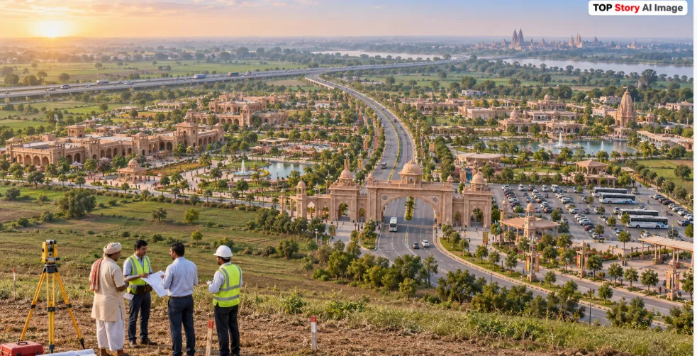 Raya Heritage City: मथुरा में जल्द शुरू होगी जमीन की खरीद, यमुना एक्सप्रेसवे से वृंदावन तक प्रस्तावित मार्ग के दोनों ओर विकसित होगी सिटी Raya Heritage City: मथुरा में जल्द शुरू होगी जमीन की खरीद, यमुना एक्सप्रेसवे से वृंदावन तक प्रस्तावित मार्ग के दोनों ओर विकसित होगी सिटी