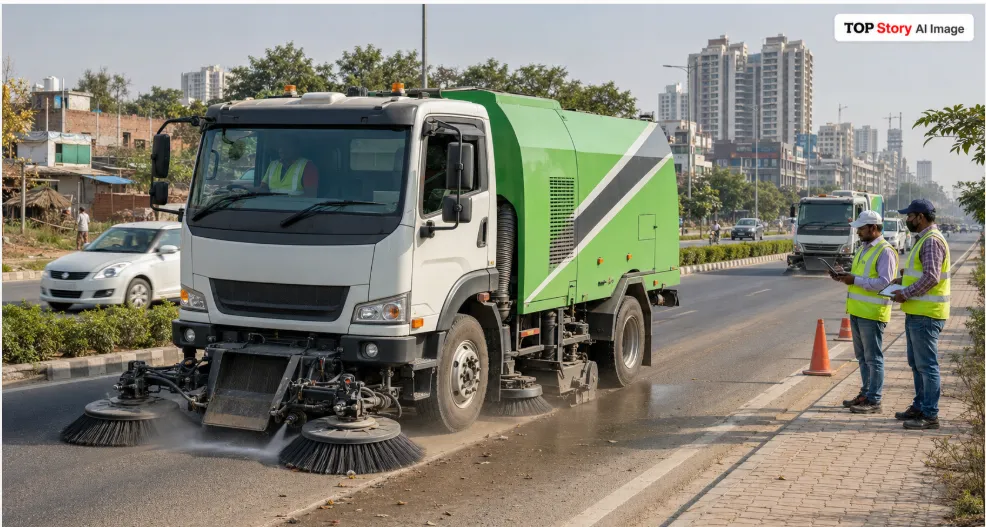 Mechanical Road Sweeping: ग्रेटर नोएडा की सड़कों की सफाई होगी और बेहतर, सेंट्रल और ईस्ट जोन में पांच साल तक मशीनों से होगी सफाई Mechanical Road Sweeping: ग्रेटर नोएडा की सड़कों की सफाई होगी और बेहतर, सेंट्रल और ईस्ट जोन में पांच साल तक मशीनों से होगी सफाई