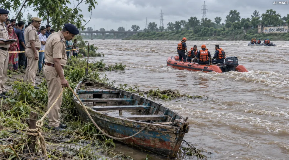 Hindon River Accident: दो युवकों के डूबने के मामले में नाविक परिवार पर मुकदमा, 500 रुपये का लालच देकर नदी में उतारने का आरोप Hindon River Accident: दो युवकों के डूबने के मामले में नाविक परिवार पर मुकदमा, 500 रुपये का लालच देकर नदी में उतारने का आरोप