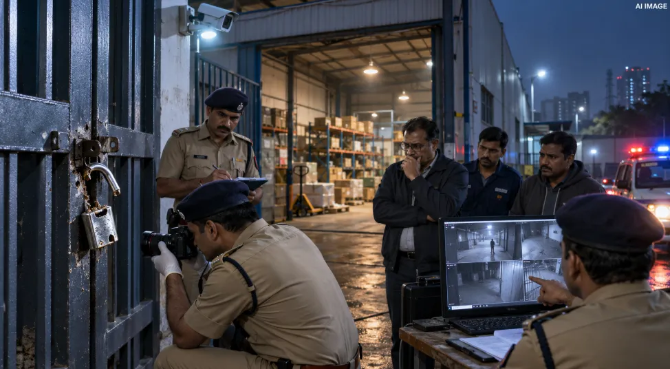 Factory Theft: सेक्टर-69 की फैक्टरी का ताला तोड़कर लाखों का माल चोरी, CCTV खंगाल रही पुलिस Factory Theft: सेक्टर-69 की फैक्टरी का ताला तोड़कर लाखों का माल चोरी, CCTV खंगाल रही पुलिस