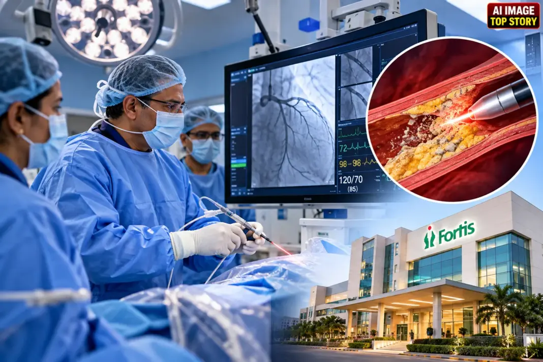 Laser Angioplasty: फोर्टिस नोएडा ने शुरू की एक्साइमर लेजर कोरोनरी एंजियोप्लास्टी सुविधा, जटिल ब्लॉकेज के इलाज में मदद का दावा Laser Angioplasty: फोर्टिस नोएडा ने शुरू की एक्साइमर लेजर कोरोनरी एंजियोप्लास्टी सुविधा, जटिल ब्लॉकेज के इलाज में मदद का दावा