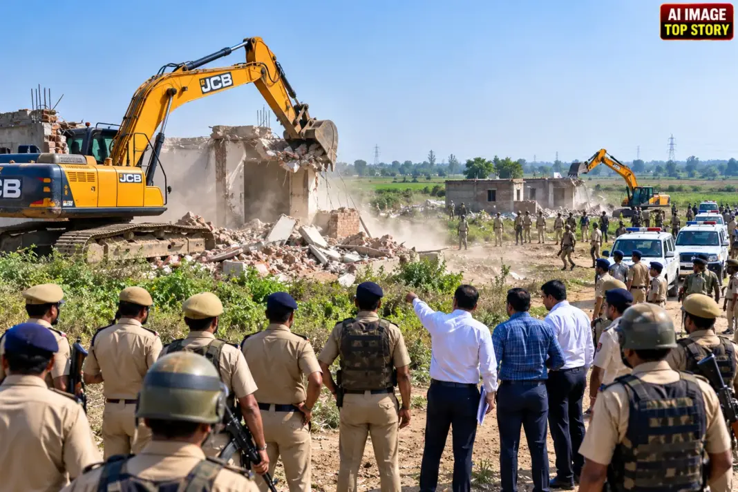 Encroachment Action: टप्पल में यमुना प्राधिकरण का बड़ा अभियान, 30 हेक्टेयर सरकारी जमीन अतिक्रमण से मुक्त Encroachment Action: टप्पल में यमुना प्राधिकरण का बड़ा अभियान, 30 हेक्टेयर सरकारी जमीन अतिक्रमण से मुक्त