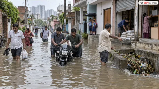 Greater Noida Waterlogging: बारिश के बाद पानी में डूबा तुस्याना गांव, सड़कों पर घुटनों तक जलभराव; ग्रामीण परेशान Greater Noida Waterlogging: बारिश के बाद पानी में डूबा तुस्याना गांव, सड़कों पर घुटनों तक जलभराव; ग्रामीण परेशान