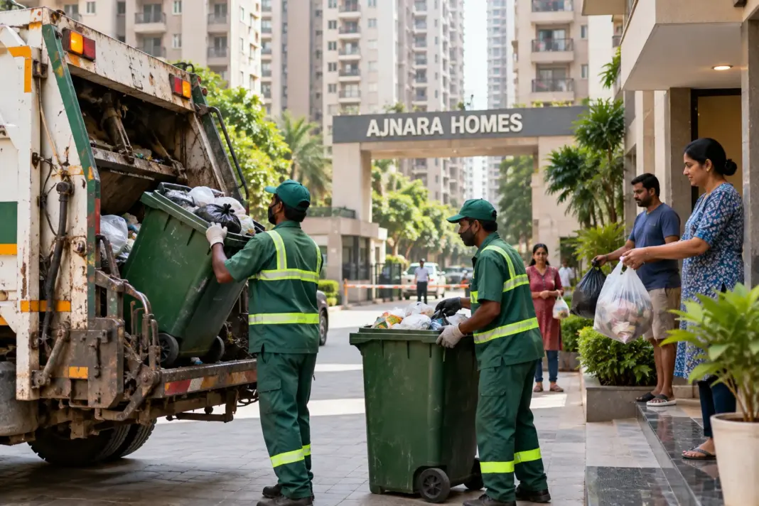 Ajnara Homes Society: अजनारा होम्स सोसाइटी में चार दिन बाद घर-घर से कूड़ा उठना शुरू Ajnara Homes Society: अजनारा होम्स सोसाइटी में चार दिन बाद घर-घर से कूड़ा उठना शुरू