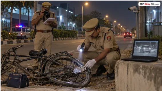 Noida Road Accident: तेज रफ्तार कार ने साइकिल सवार युवक को मारी टक्कर, मौके पर मौत; नंबर प्लेट से चालक की तलाश Noida Road Accident: तेज रफ्तार कार ने साइकिल सवार युवक को मारी टक्कर, मौके पर मौत; नंबर प्लेट से चालक की तलाश