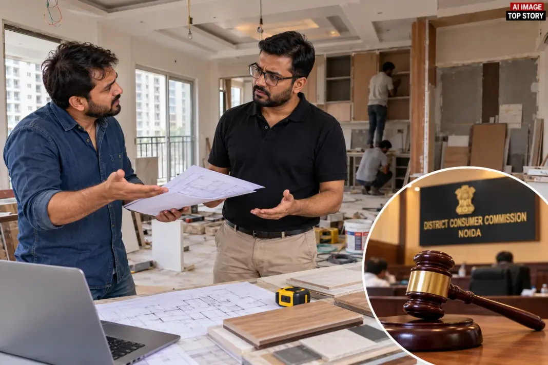 Noida Consumer Court: फ्लैट का इंटीरियर अधूरा छोड़ना कंपनी को पड़ा भारी, ग्राहक को 12.59 लाख लौटाने का आदेश Noida Consumer Court: फ्लैट का इंटीरियर अधूरा छोड़ना कंपनी को पड़ा भारी, ग्राहक को 12.59 लाख लौटाने का आदेश