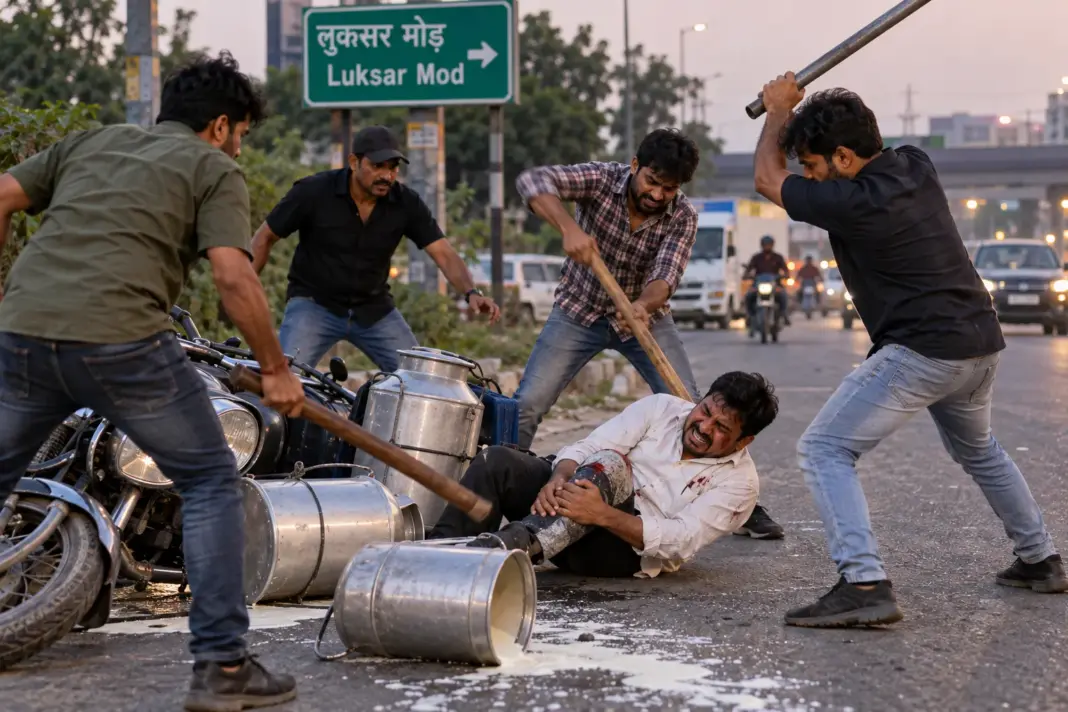 Kasna Assault: दूध व्यापारी को रास्ते में घेरकर लोहे की रॉड से पीटा, पैर में फ्रैक्चर Kasna Assault: दूध व्यापारी को रास्ते में घेरकर लोहे की रॉड से पीटा, पैर में फ्रैक्चर