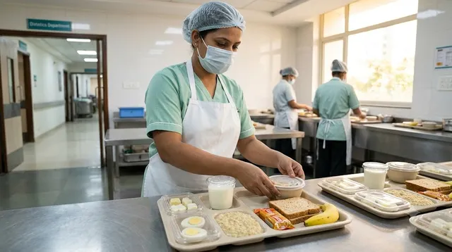 Patient Diet Plan: नोएडा जिला अस्पताल में भर्ती मरीजों की डाइट होगी और बेहतर, नाश्ते में दूध-दलिया के साथ मिलेगा पनीर और अंडा Patient Diet Plan: नोएडा जिला अस्पताल में भर्ती मरीजों की डाइट होगी और बेहतर, नाश्ते में दूध-दलिया के साथ मिलेगा पनीर और अंडा