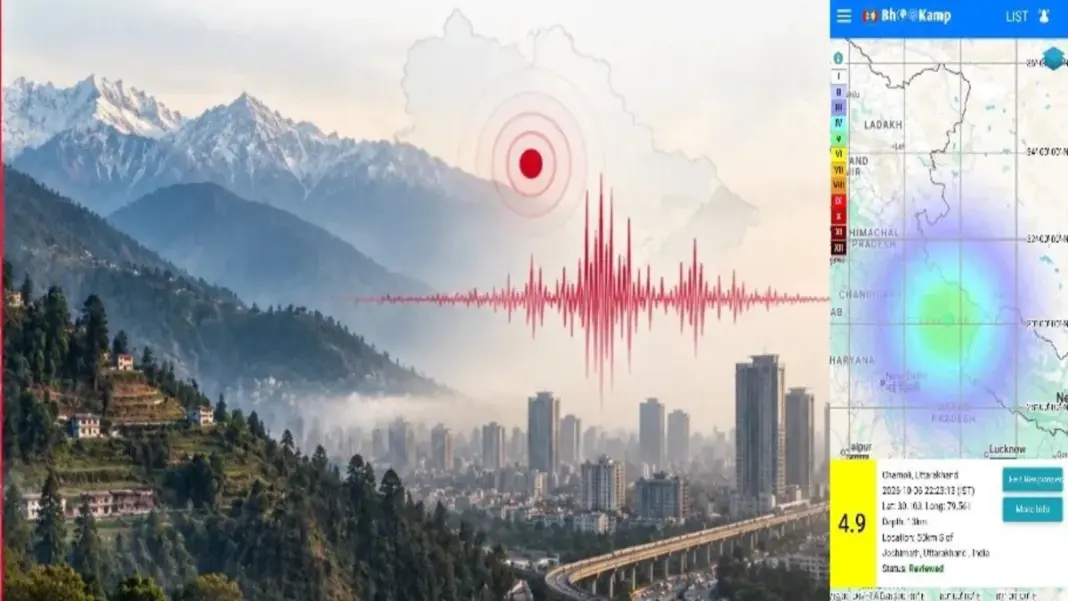 Earthquake Alert: चमोली में 4.9 तीव्रता का भूकंप, दिल्ली-NCR तक महसूस हुए झटके; 13 किमी गहराई में था केंद्र Earthquake Chamoli, Uttarakhand Earthquake, Delhi NCR Tremors, Earthquake Alert India, Chamoli Earthquake