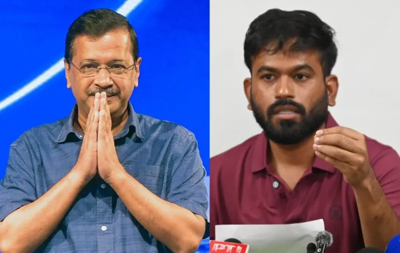 Abhijeet Dipke Detention: अभिजीत दिपके की हिरासत पर भड़के अरविंद केजरीवाल, बोले- मोदी राज में तानाशाही Abhijeet Dipke, Arvind Kejriwal, CJP Protest Delhi, Delhi Police Detention, Gyanesh Kumar Controversy