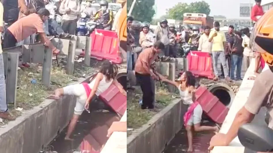 Delhi Woman Incident: दक्षिण दिल्ली में नाले के अंदर मिली अमेरिकी महिला, पुलिस ने अस्पताल पहुंचाया Delhi Woman Incident: दक्षिण दिल्ली में नाले के अंदर मिली अमेरिकी महिला, पुलिस ने अस्पताल पहुंचाया